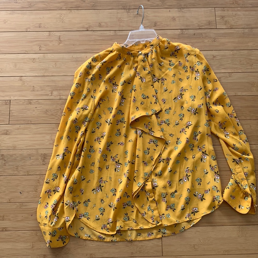 Floral button down